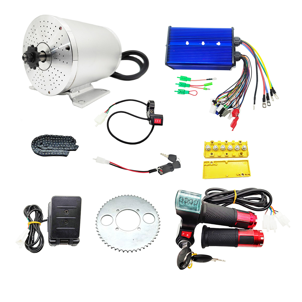 Mid Drive Motor Kit 72V 3000W - 電動ブラシレスDCモーターキット ミッドドライブモーター 電動スクーター 電動自転車 電動自動車 エンジン