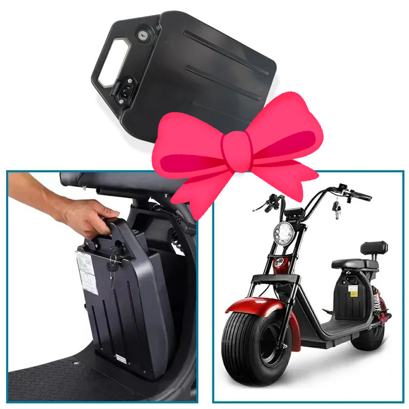 60V 30Ah Electric Scooter Battery - リチウムイオンバッテリーパック 2000W ハーレー用 二輪折りたたみ式 シティココ電動スクーター 60V