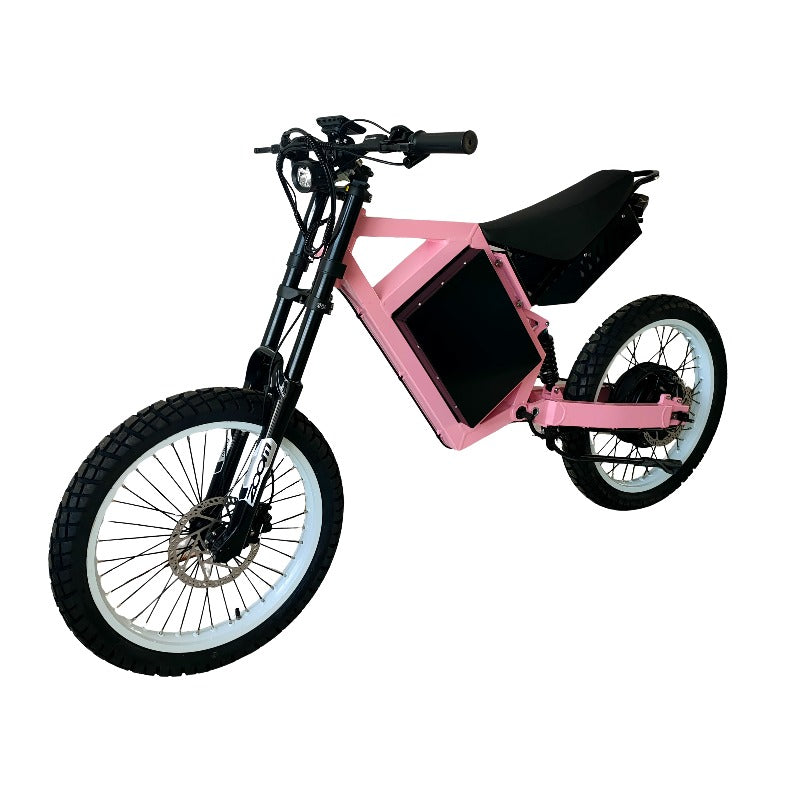 72V 12000W Electric Dirt Bike - STLF CS20 12000w電動自転車 大出力19インチファットタイヤ ダートエンデューロバイク スチールボンバー電動Eバイク