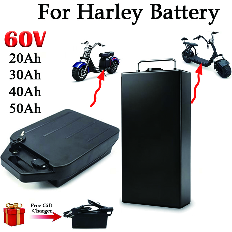 60V 30Ah Electric Scooter Battery - ハーレーバッテリー 60V 20Ah 30Ah 40Ah 電動バイク