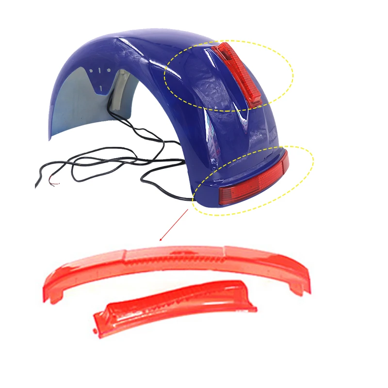 60V 30Ah Electric Scooter Battery - Citycoco用リアフェンダー,ブレーキライト,LEDテールライト,電動スクーター用ナイトセーフティ,アクセサリー,パーツ