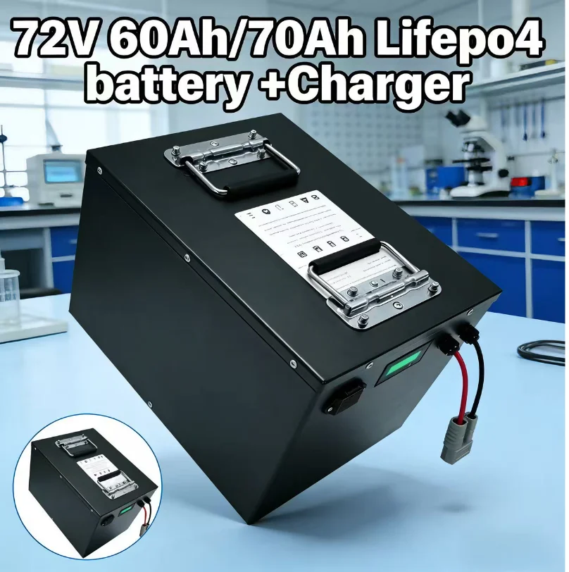 72V 60Ah Lifepo4 Battery Pack - ヘビーデューティー 72V LiFePO4 バッテリーパック – 60Ah/70Ah、5000W-14000W