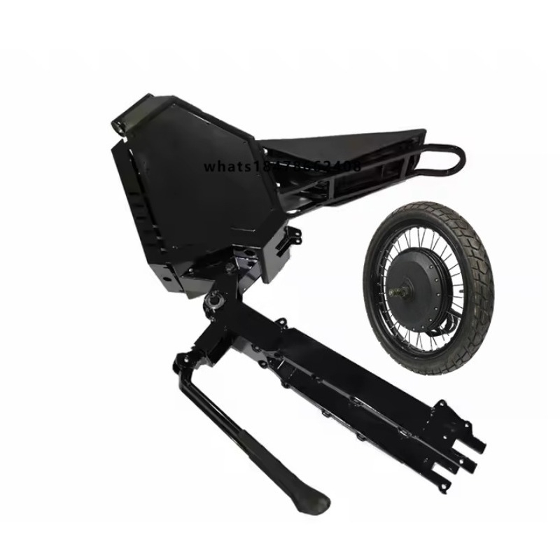 8000W Stealth Bomber Ebike - ステルス爆撃機風電動バイク 72v 8000w QS273 リアモーターホイール スチールフレーム