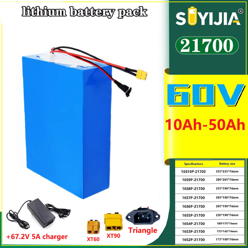 新しい 60V 50Ah 40Ah 30Ah 20Ah 15 - 60V 30Ah Electric Scooter Battery のレビューと価格