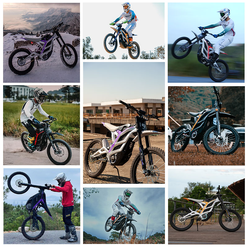 SXLL 79 バイク 72V 35Ah 電動バイク 5Kw - 72V 12000W Electric Dirt Bike のレビューと価格