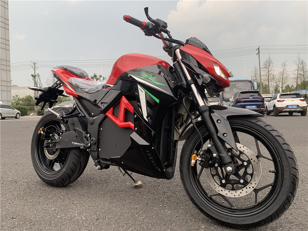 電動バイク（シート付き、デュアルモーター5000W、ワイドホ - 72V 5000W Electric Motorcycle のレビューと価格