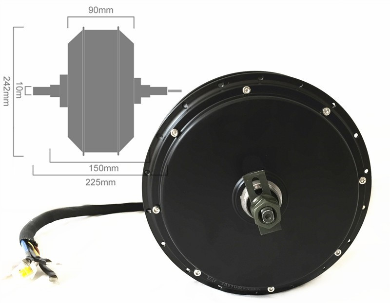 NBpower QS205 50H V3 72v 5000W - Electric Motorcycle Conversion Kit 72V のレビューと価格