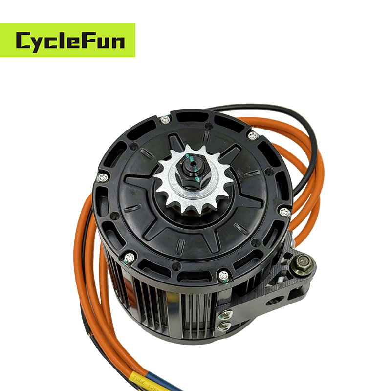 QS138 90Hミッドドライブモーター定格4KWピーク13 - Electric Motorcycle Conversion Kit 72V のレビューと価格