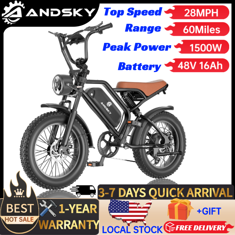 ANDSKY T8 Core電動自転車 1500W 7速オフ - Dual Motor Electric Motorcycle Frame のレビューと価格