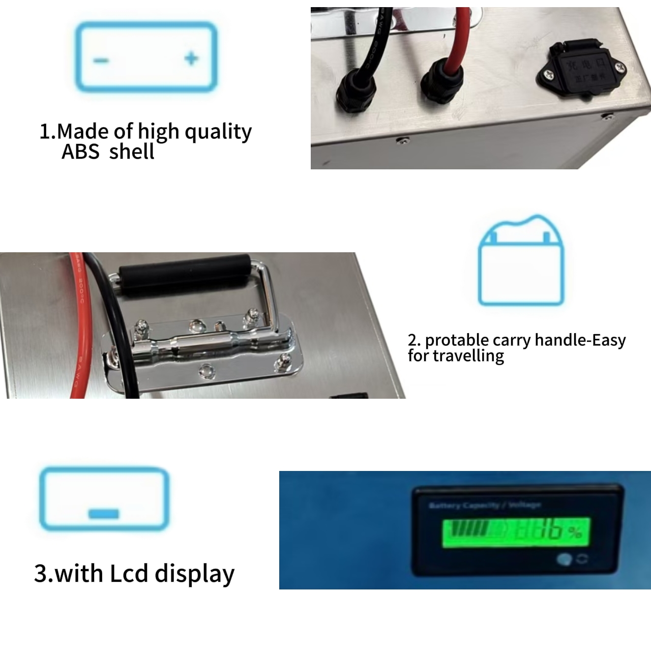 72V 60Ah 60A リチウム Lifepo4 充電式バ - 72V 60Ah Lifepo4 Battery Pack のレビューと価格