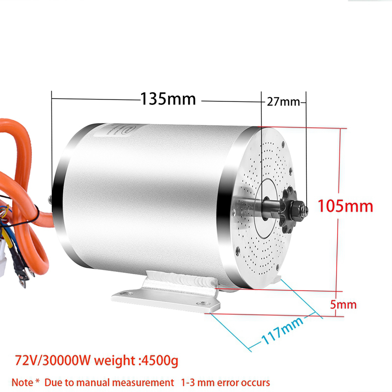 3000W 72V モーター変換キット電動ブラシレスモーター - Electric Motorcycle Conversion Kit 72V のレビューと価格