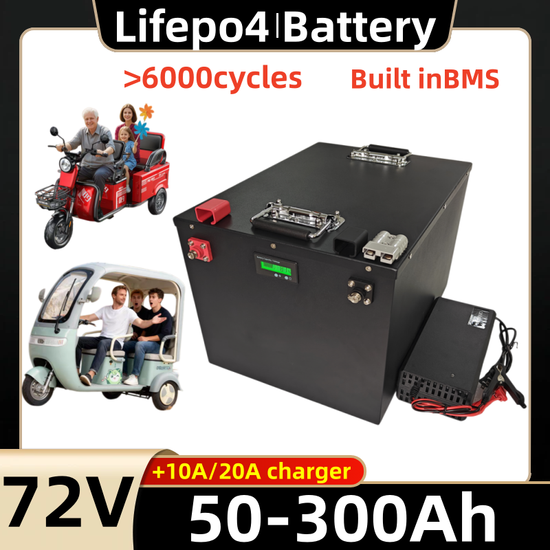 72V 50Ah 60Ah 100Ah 150Ah 200A - 72V 60Ah Lifepo4 Battery Pack のレビューと価格